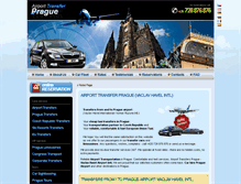 Tablet Screenshot of airport-transfer-prague.eu